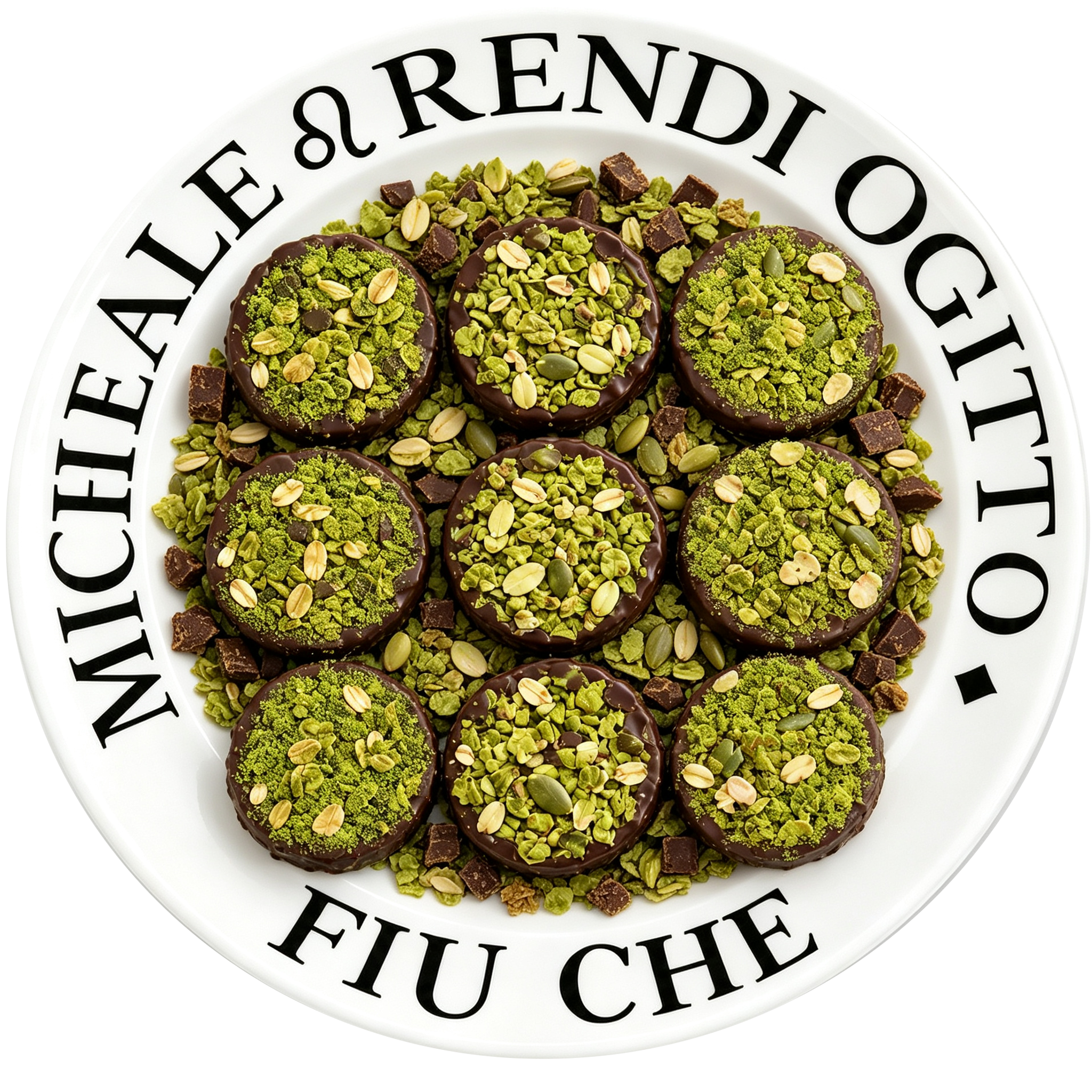 Kale Oat Nut Rounds