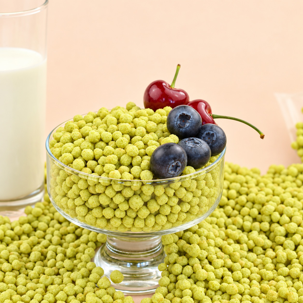 040·Puffed Green Pea Balls