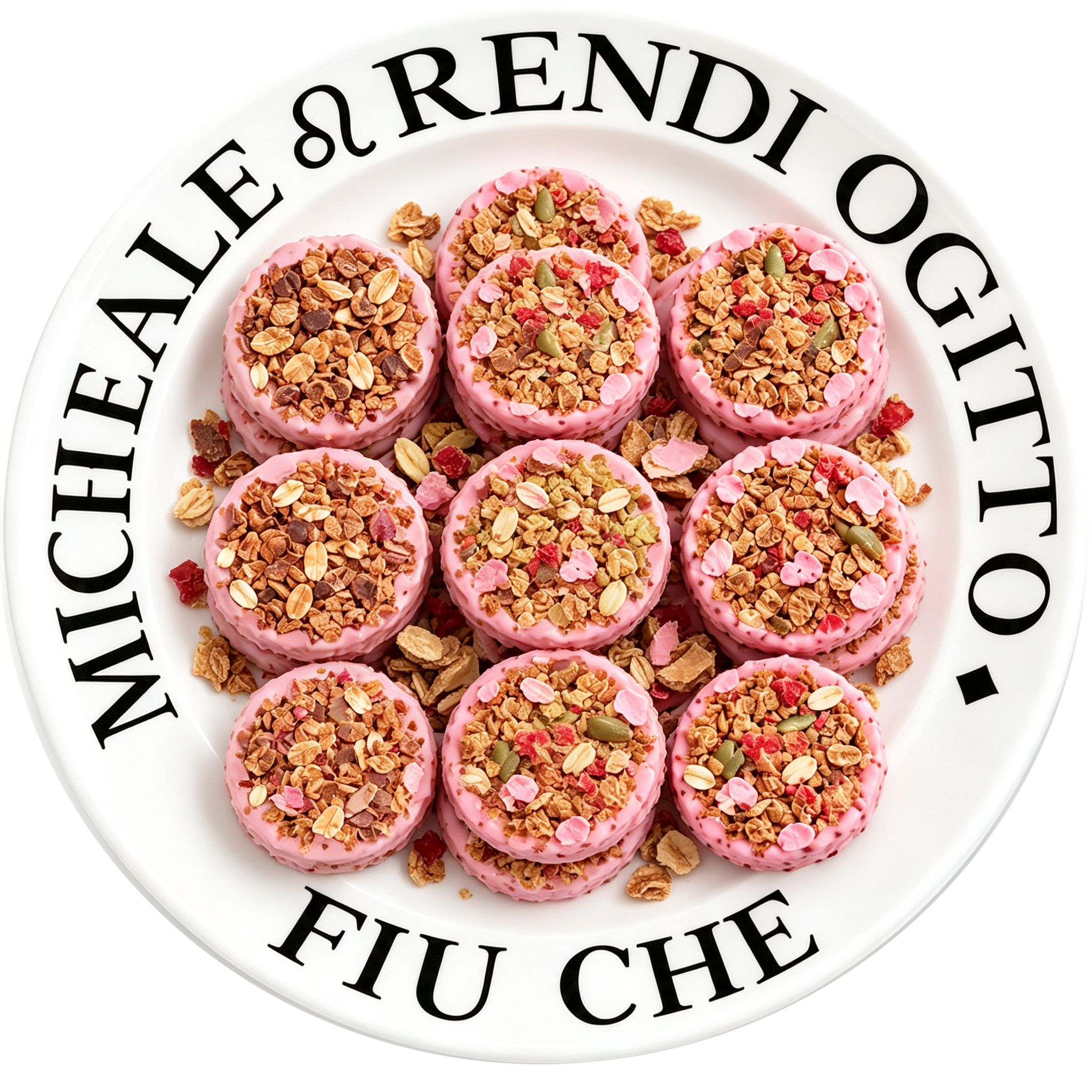 Strawberry Oat Nut Rounds