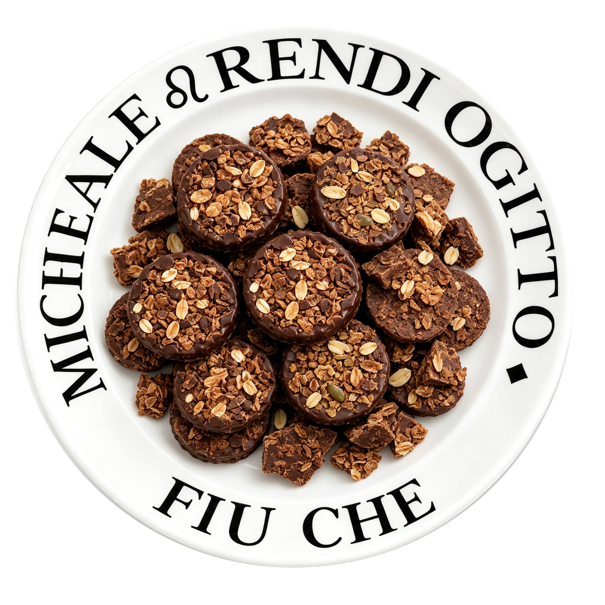 Dark Chocolate Oat Nut Rounds
