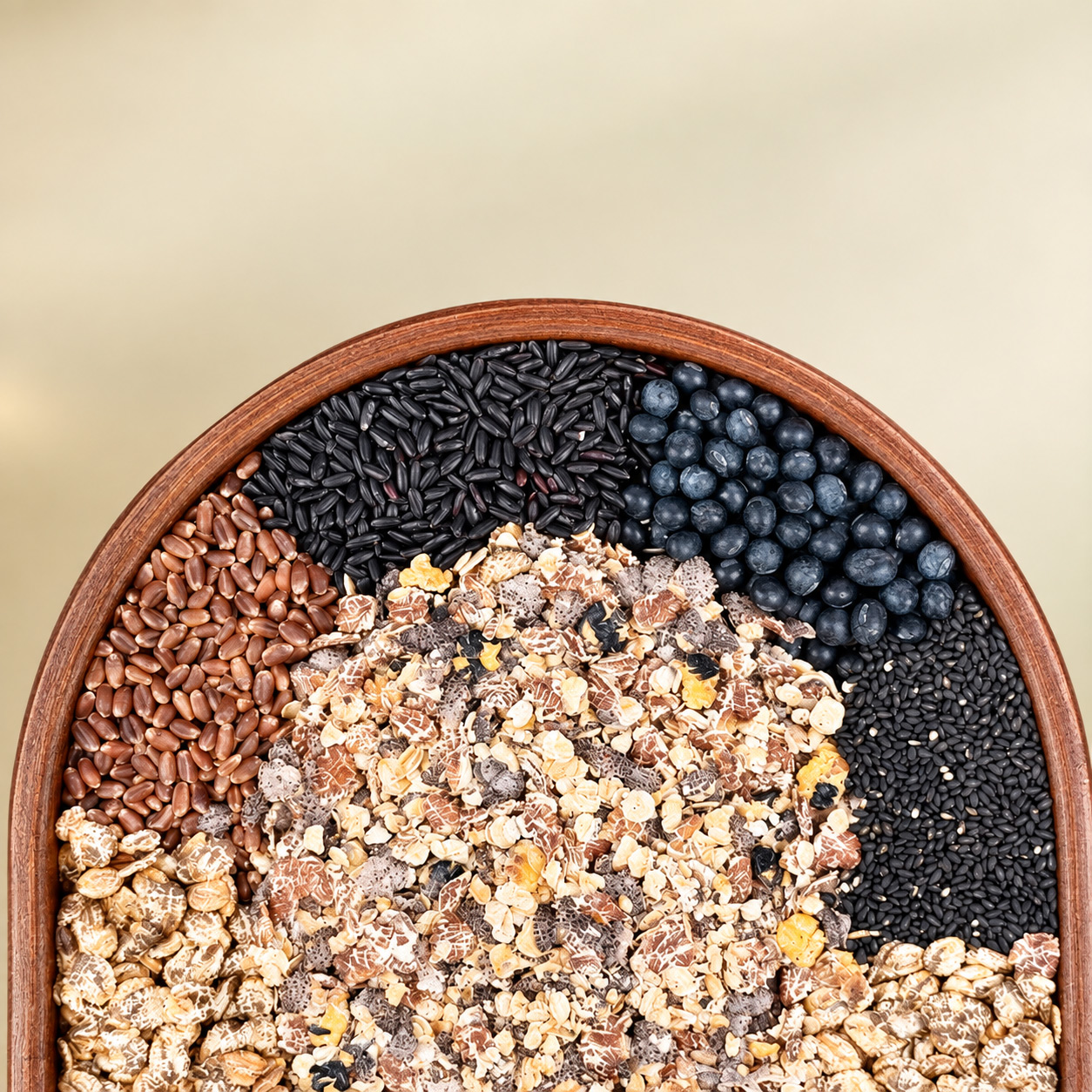 Five Black Mixed Cereal
